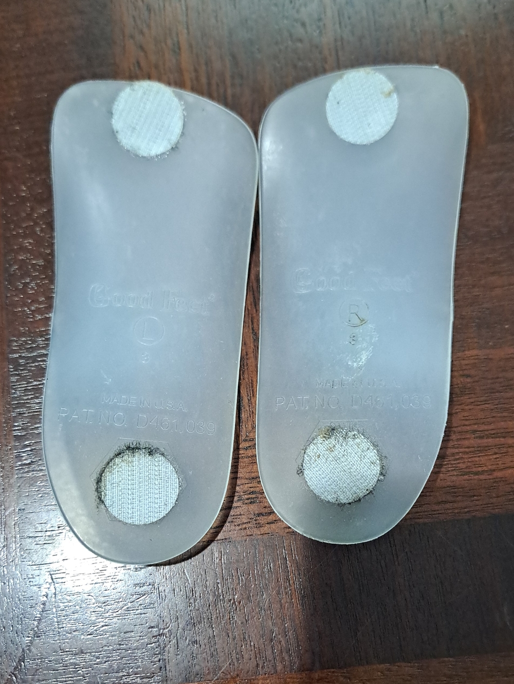 Good Feet Clear Half Insoles 6/10